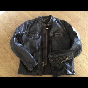 Unisex Brooks Vintage Leather Jacket